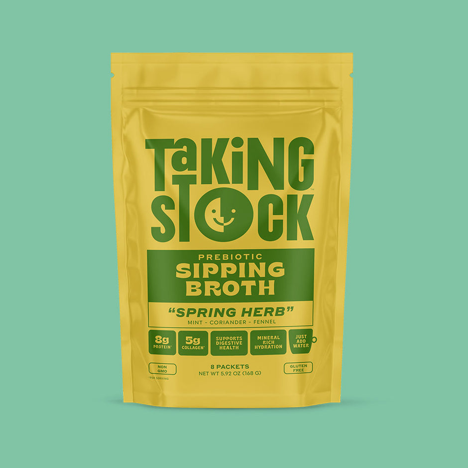 Spring Herb Prebiotic Sipping Broth