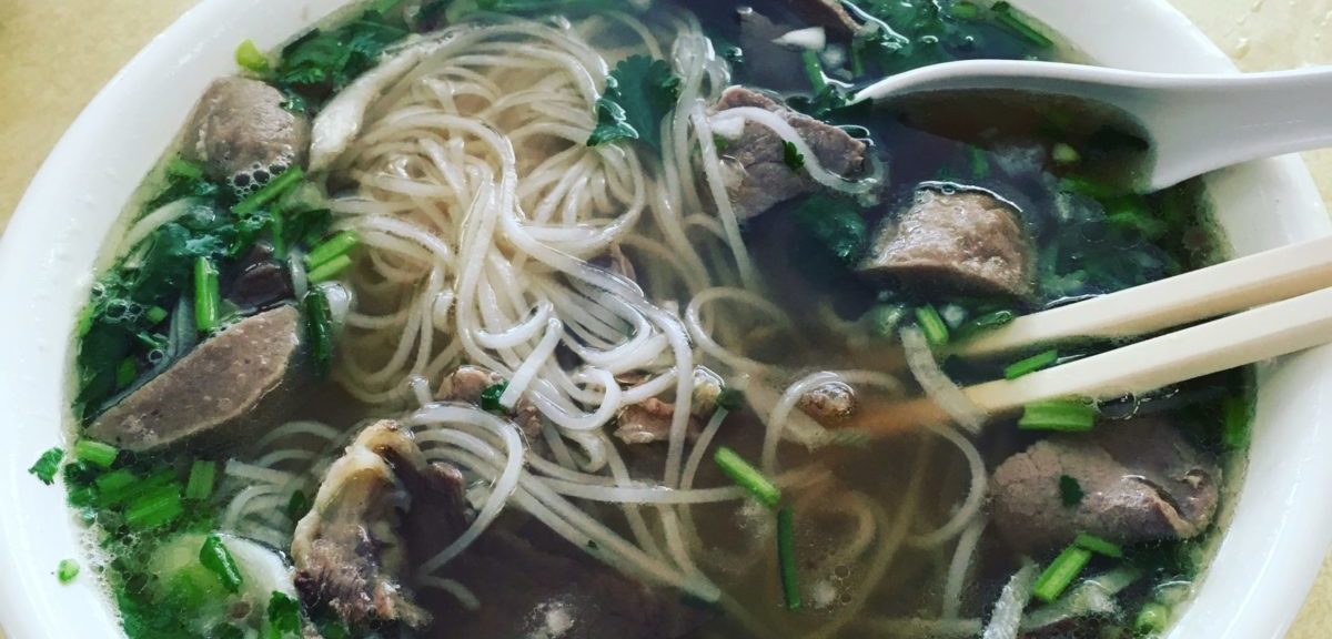 Southeast Asian noodle soup.