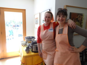 Co-founders Molly and Maddy at the pottery tour in 2015