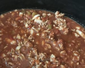 Chili in a crock pot