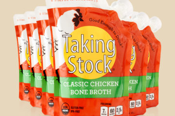 6 pouches of Taking Stock Foods Classic Chicken Bone Broth